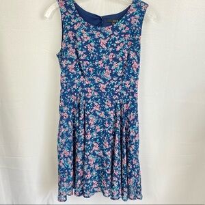 Floral Open Back Cottagecore Fit and Flare Dress Size S 🔥